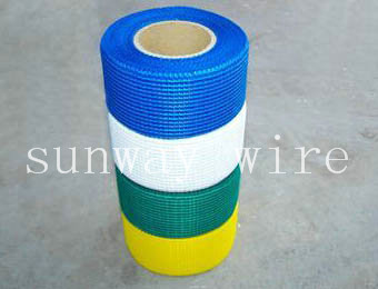 Self-adhesive fiberglass mesh