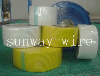 Self-adhesive fiberglass mesh